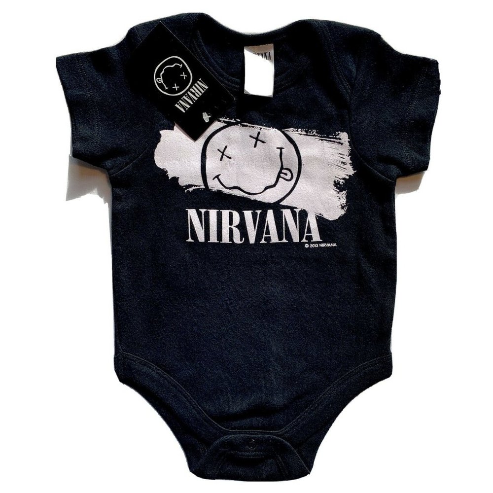 NWT Rare Nirvana 2013 Licensed Baby Grow Bodysuit